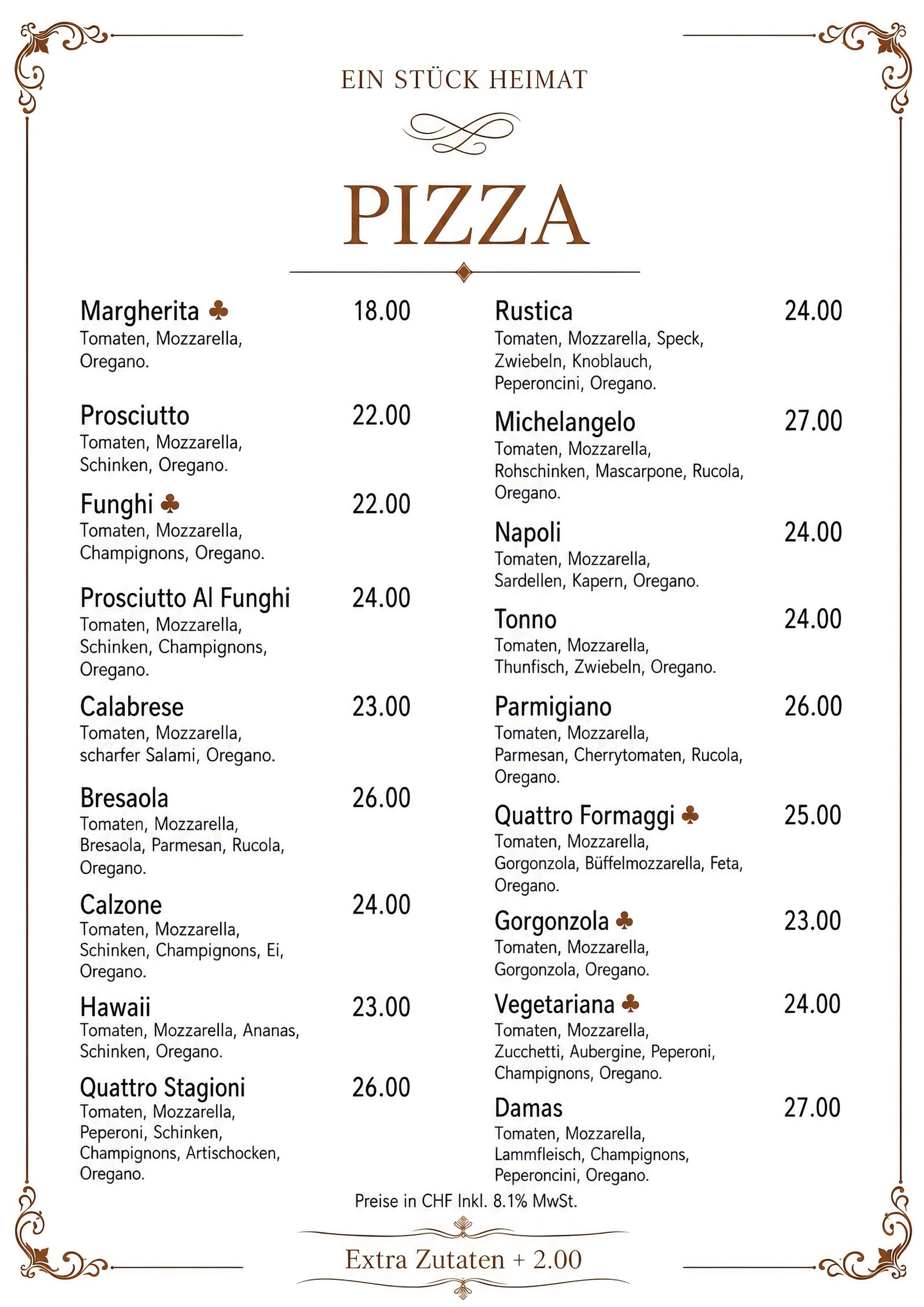 Menu page 4